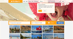 Desktop Screenshot of onlinetours.ru